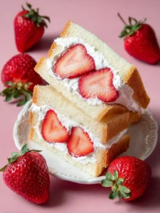 Irresistible Strawberry Cream Sandwiches for Your Spring Gatherings First Image