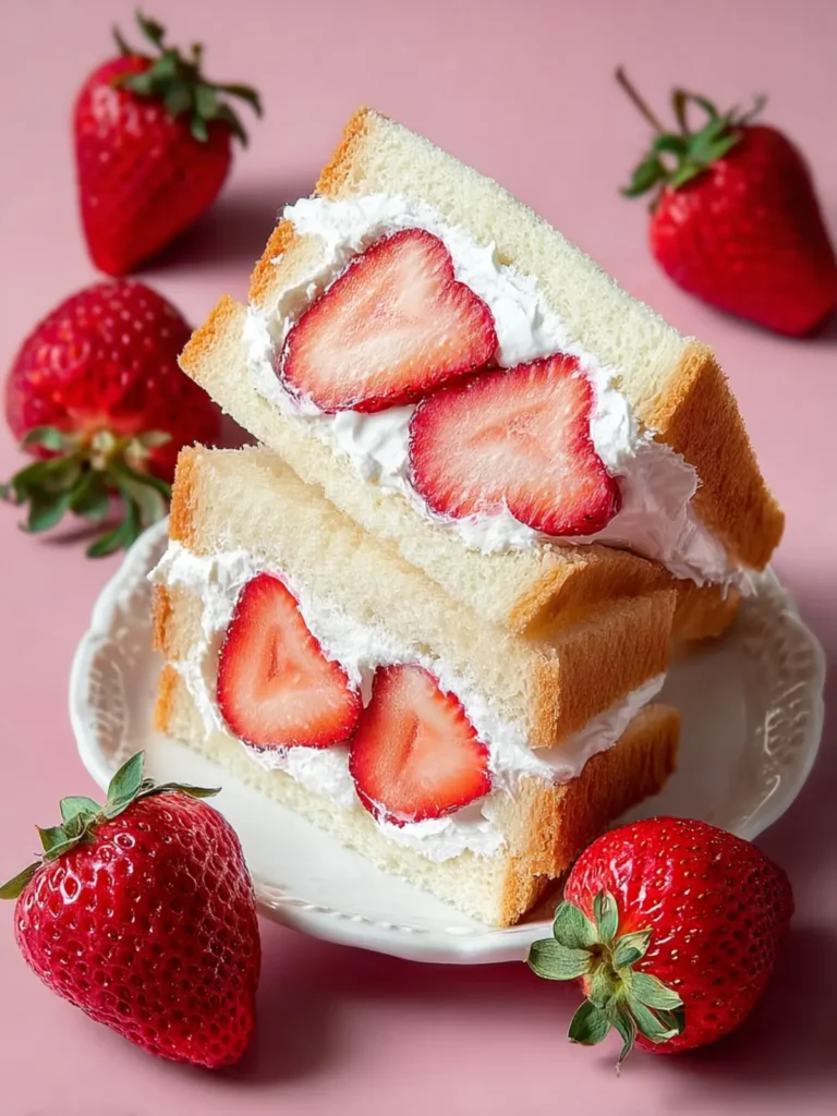 Irresistible Strawberry Cream Sandwiches for Your Spring Gatherings First Image