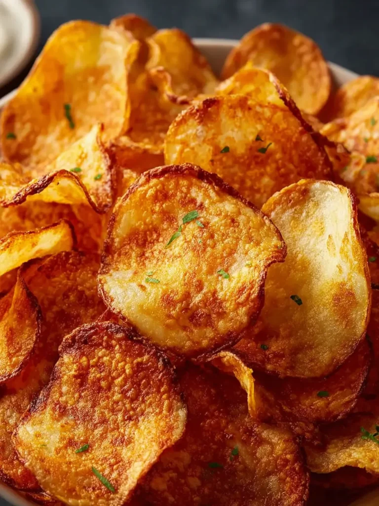 Air Fryer Potato Chips First Image